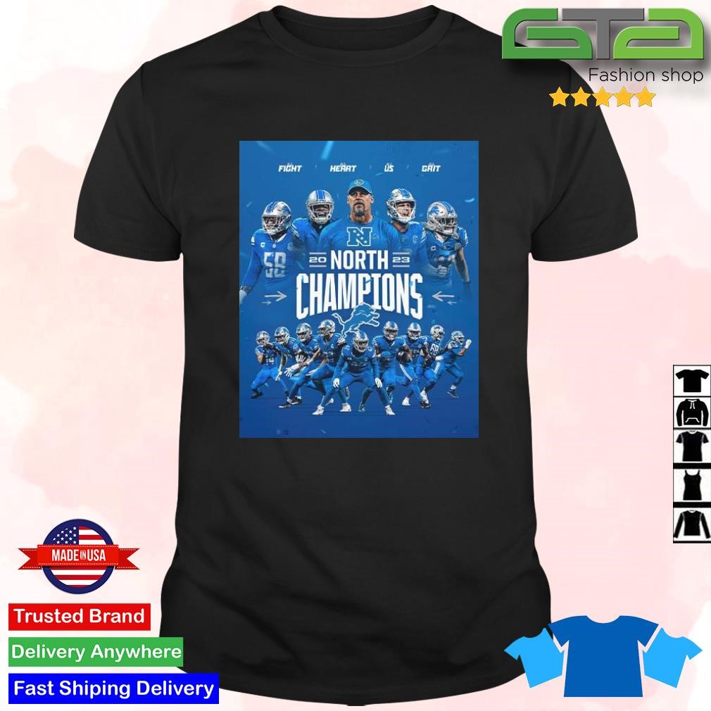 Official Detroit Lions Took The North 2023 NFC North Champions T-Shirt ...