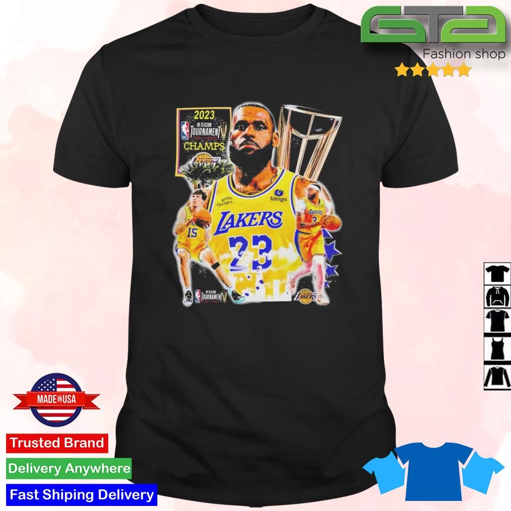 Official Los Angeles Lakers Legends NBA 2023 In Season Tournament Champions T-Shirt