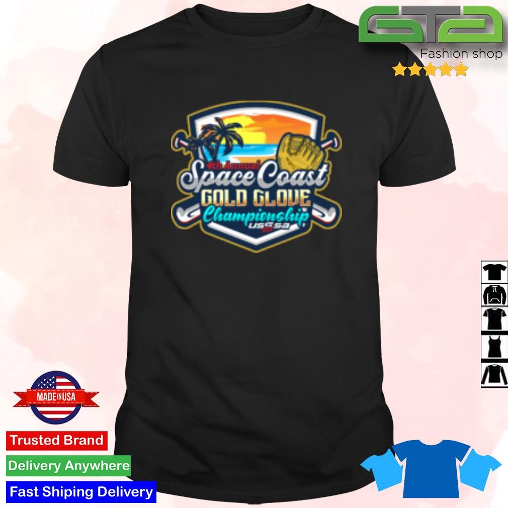 Official USSSA Space Coast Gold Glove Championship Logo 2024 TShirt