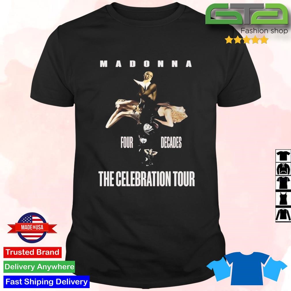 Official Madonna 2024 Tour Four Decades The Celebration TShirt, hoodie