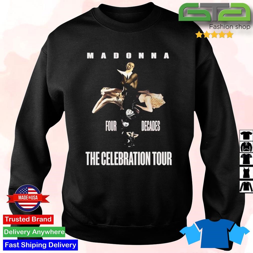 Official Madonna 2024 Tour Four Decades The Celebration TShirt, hoodie