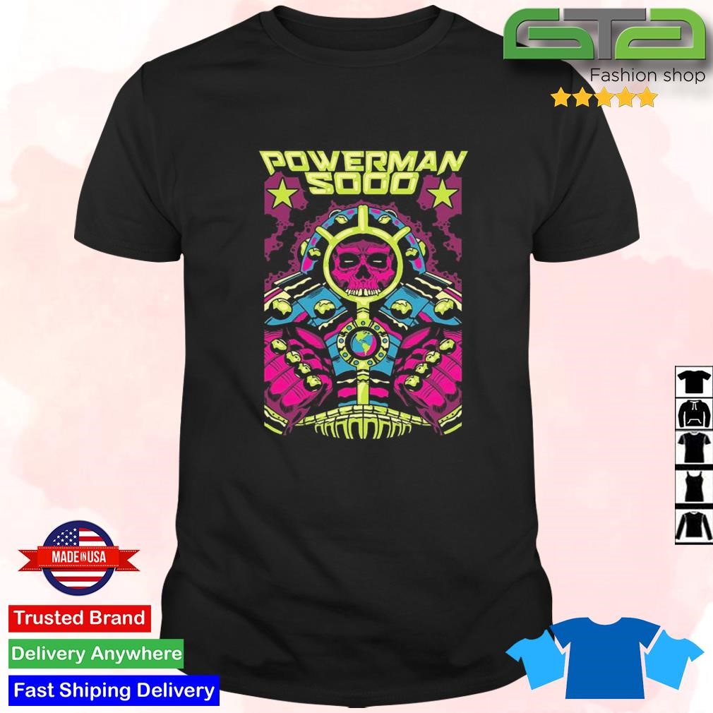 Official Powerman 5000 When Worlds Collide T-shirt