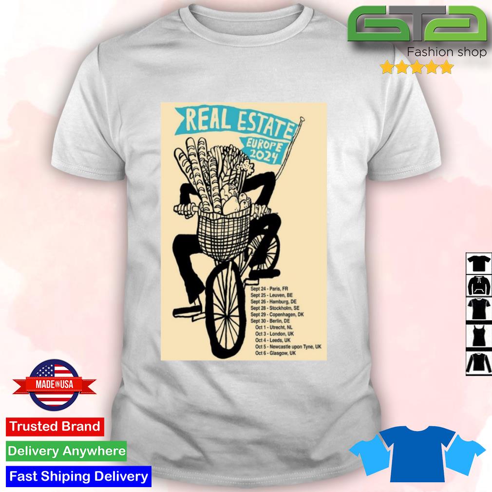 Official Real Estate Europe Tour 2024 T-shirt