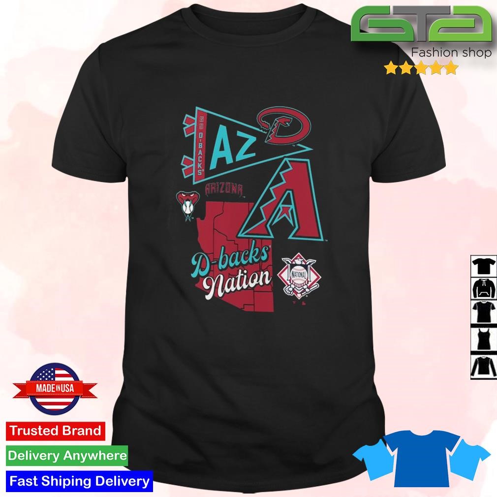 Official Arizona Diamondbacks Split Zone D-backs Nation T-shirt