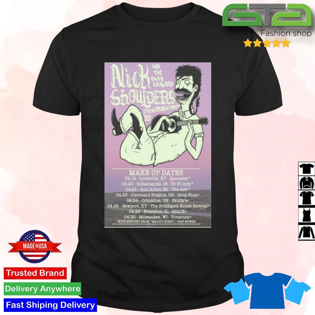 Official Nick Shoulders Spring 2024 Tour T-shirt