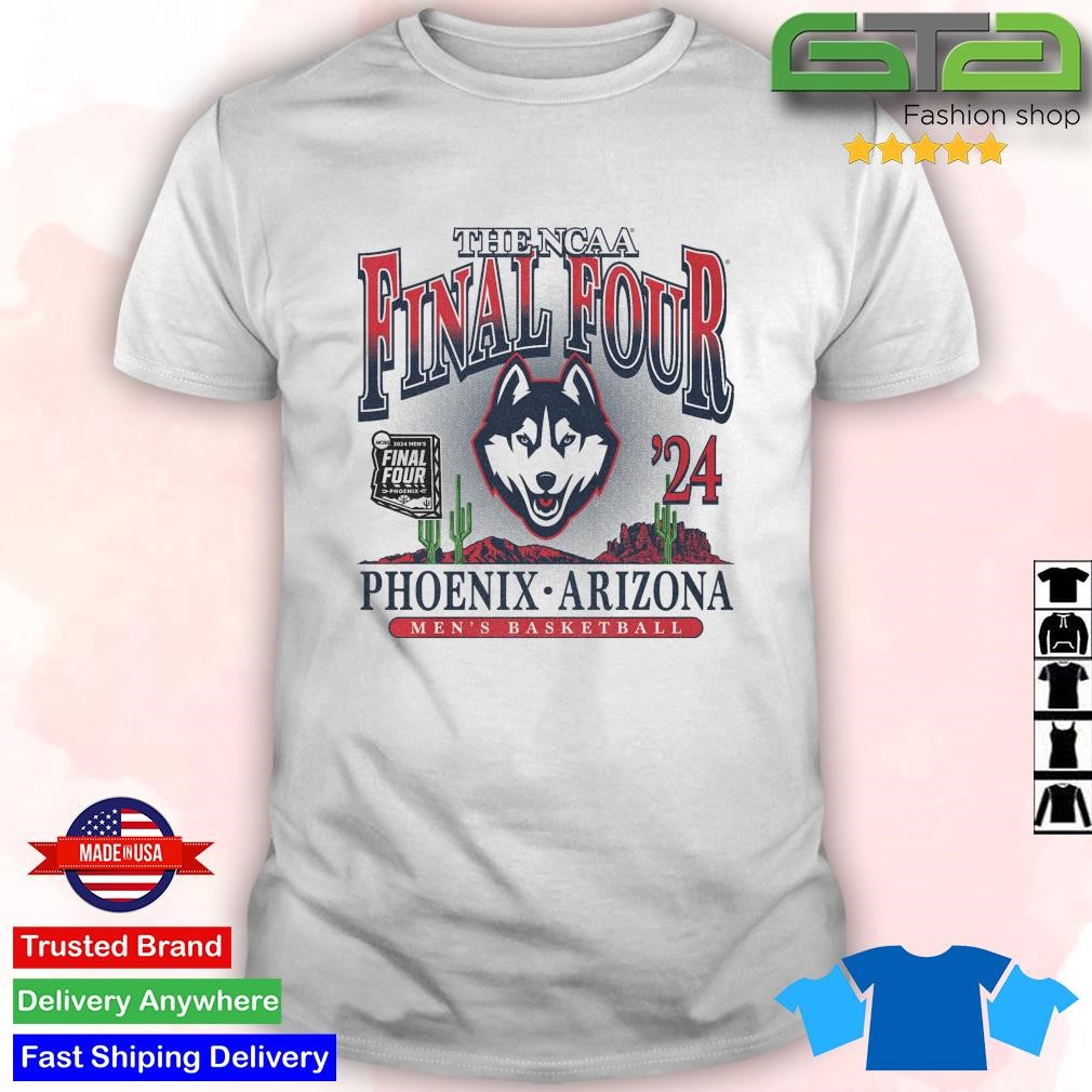 Official UConn Huskies The NCAA Final Four Phoenix Arizona Men's Basketball T-shirt