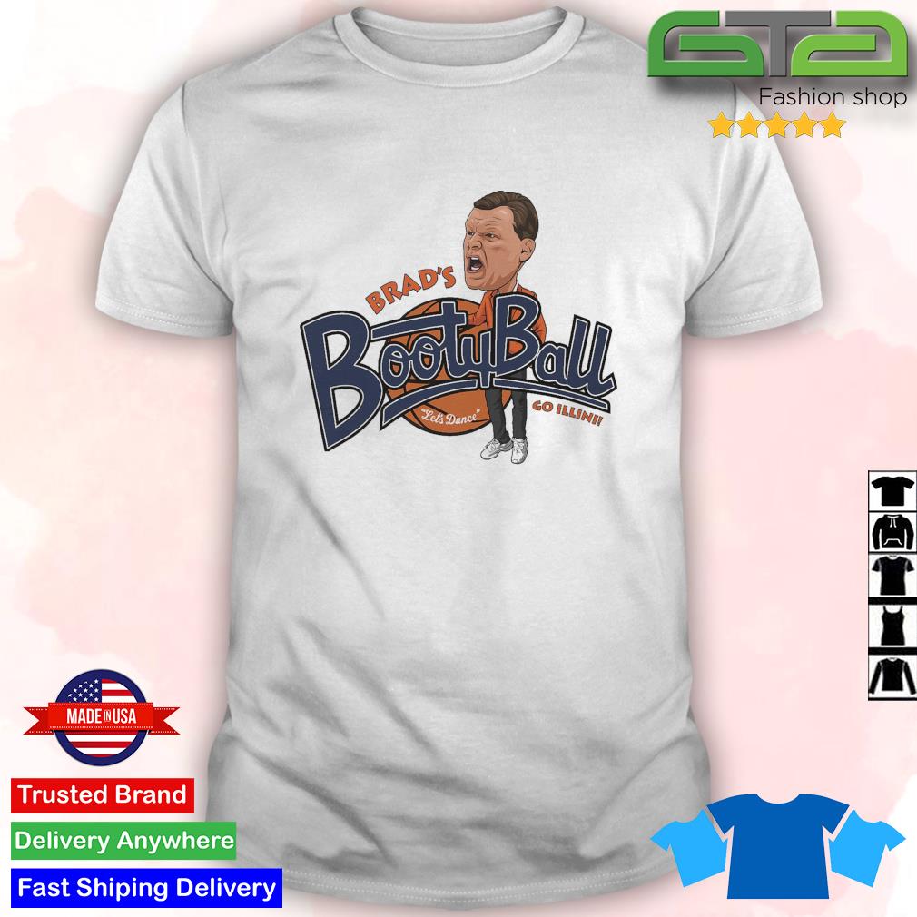 Official Illinois Fighting Illini Brad's Booty Ball Go Illini T-shirt