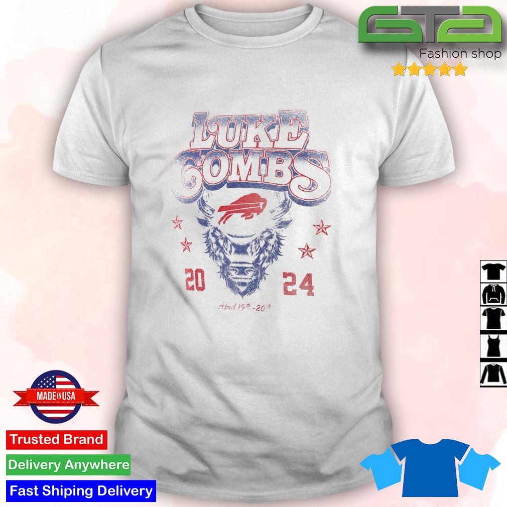 Official Luke Combs Buffalo Bills April 19th-20th 2024 T-shirt