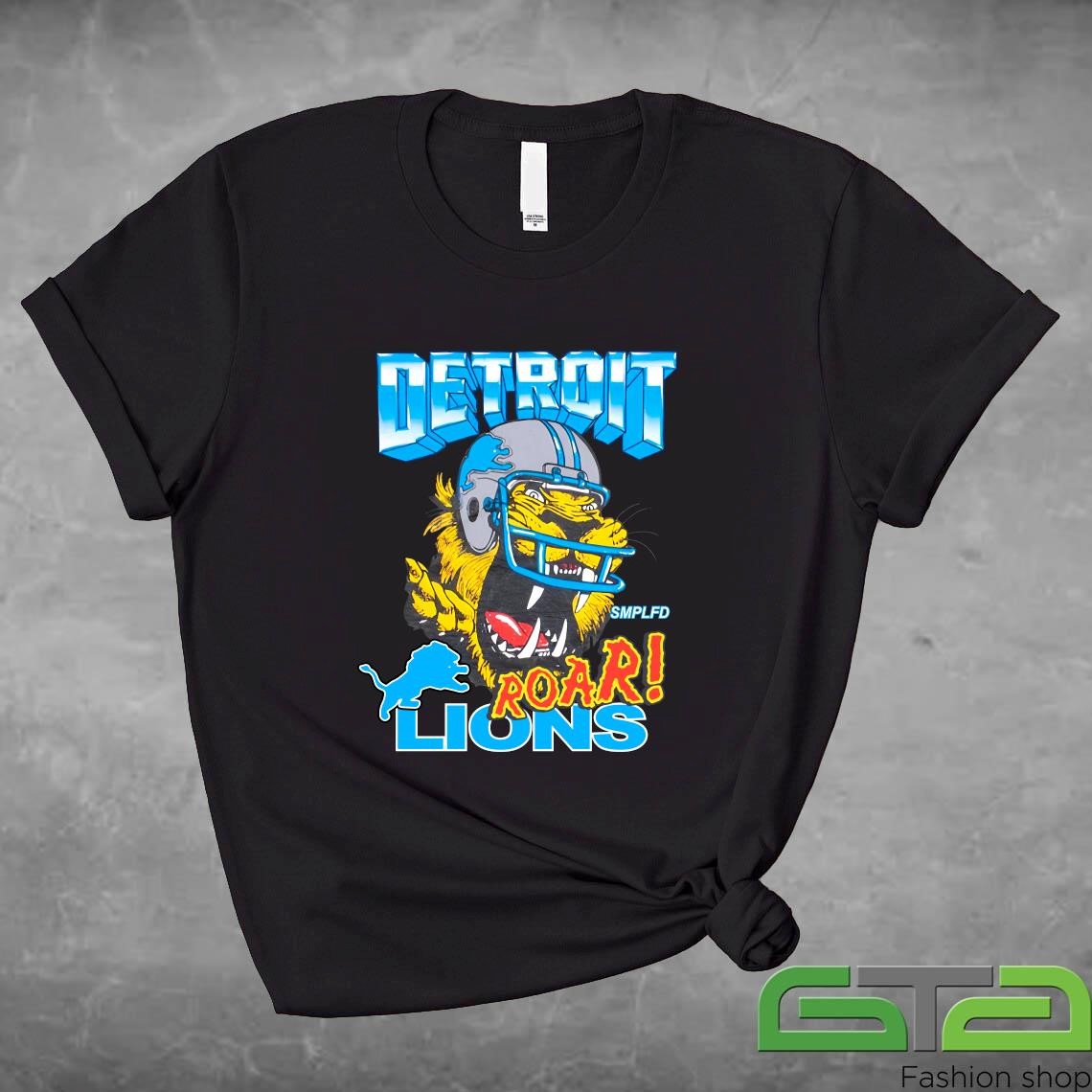 Coach Brad Holmes Wearing Detroit Lions Roar X Smplfd Shirt (1)