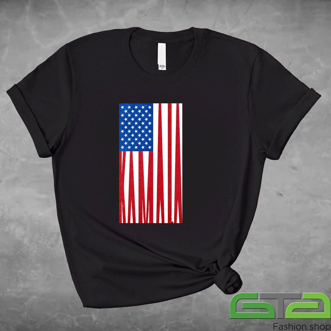 Gary Taxali Kamala Flag Simple Graphic T-shirt