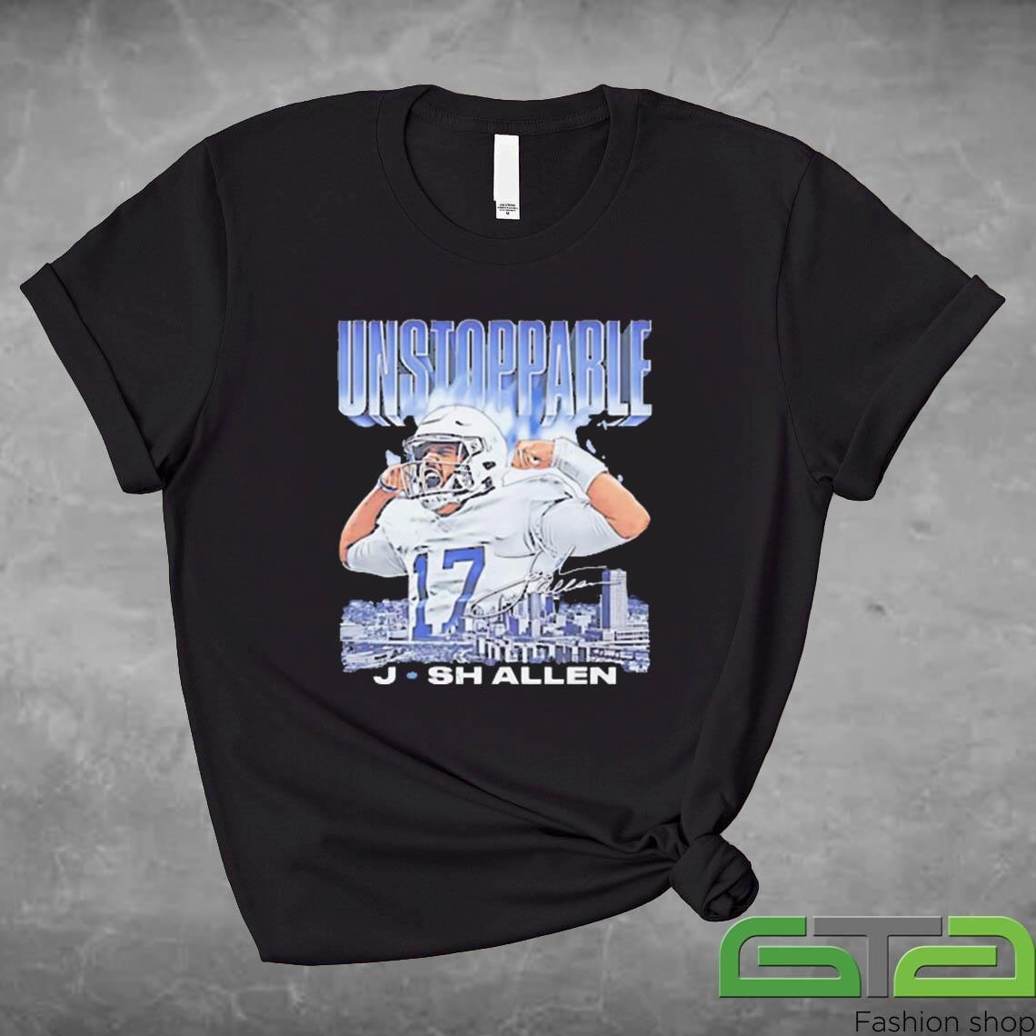 Josh Allen Buffalo Bills Nfl Football Unstoppable Vintage Shirt