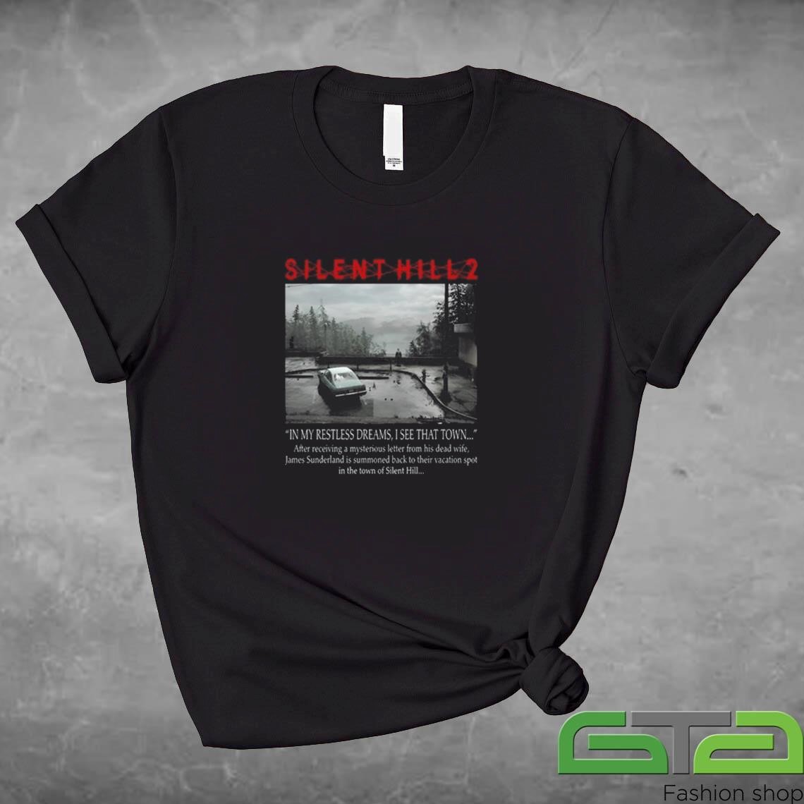 Konami Silent Hill 2 In My Restless Dreams, I See That Town Shirt