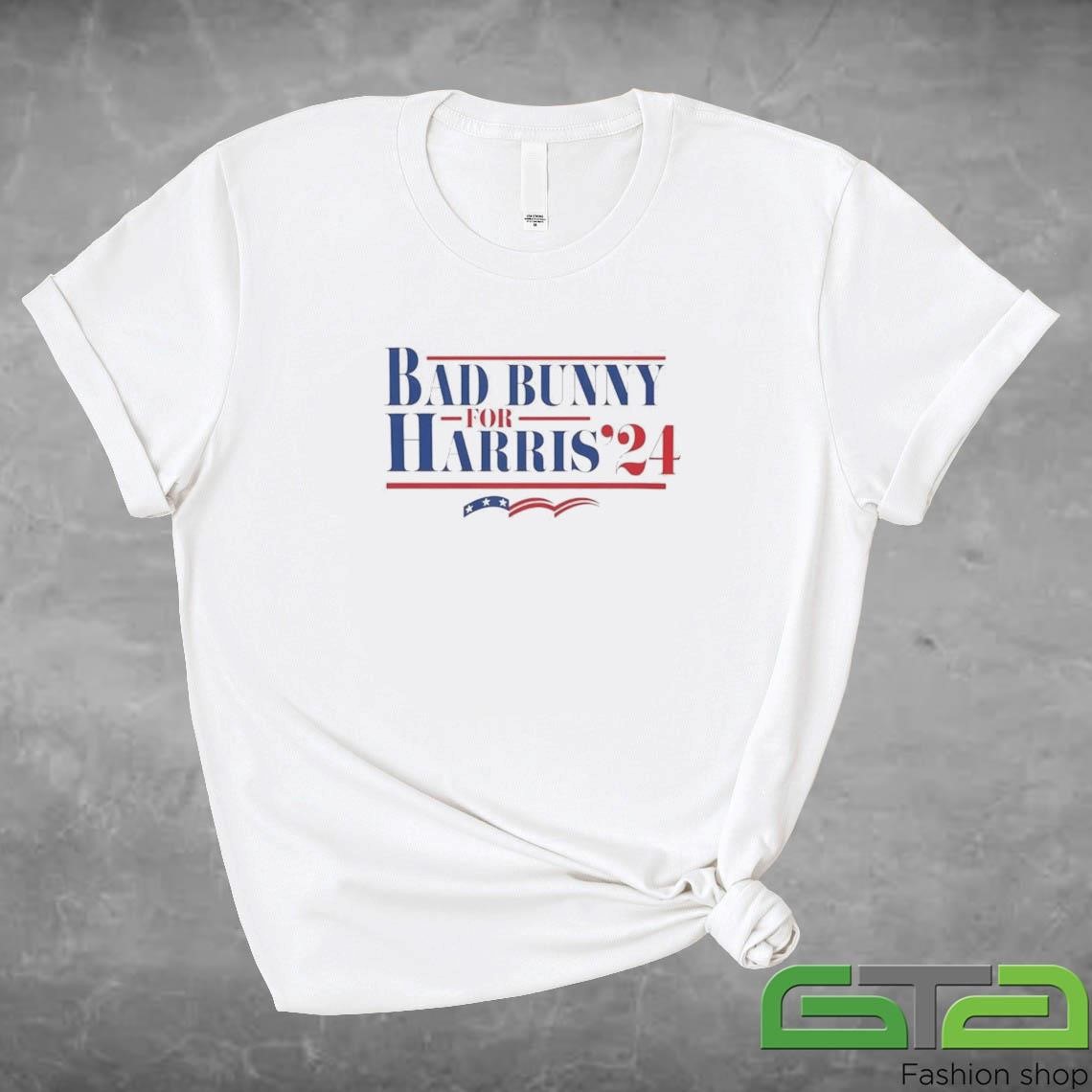 Official Bad Bunny For Harris 2024 Shirt