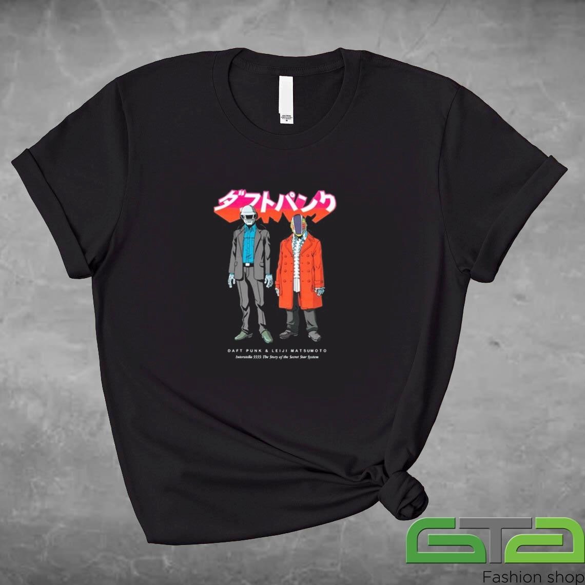 Official Daft Punk & Leiji Matsumoto Interstella 5555 Shirt