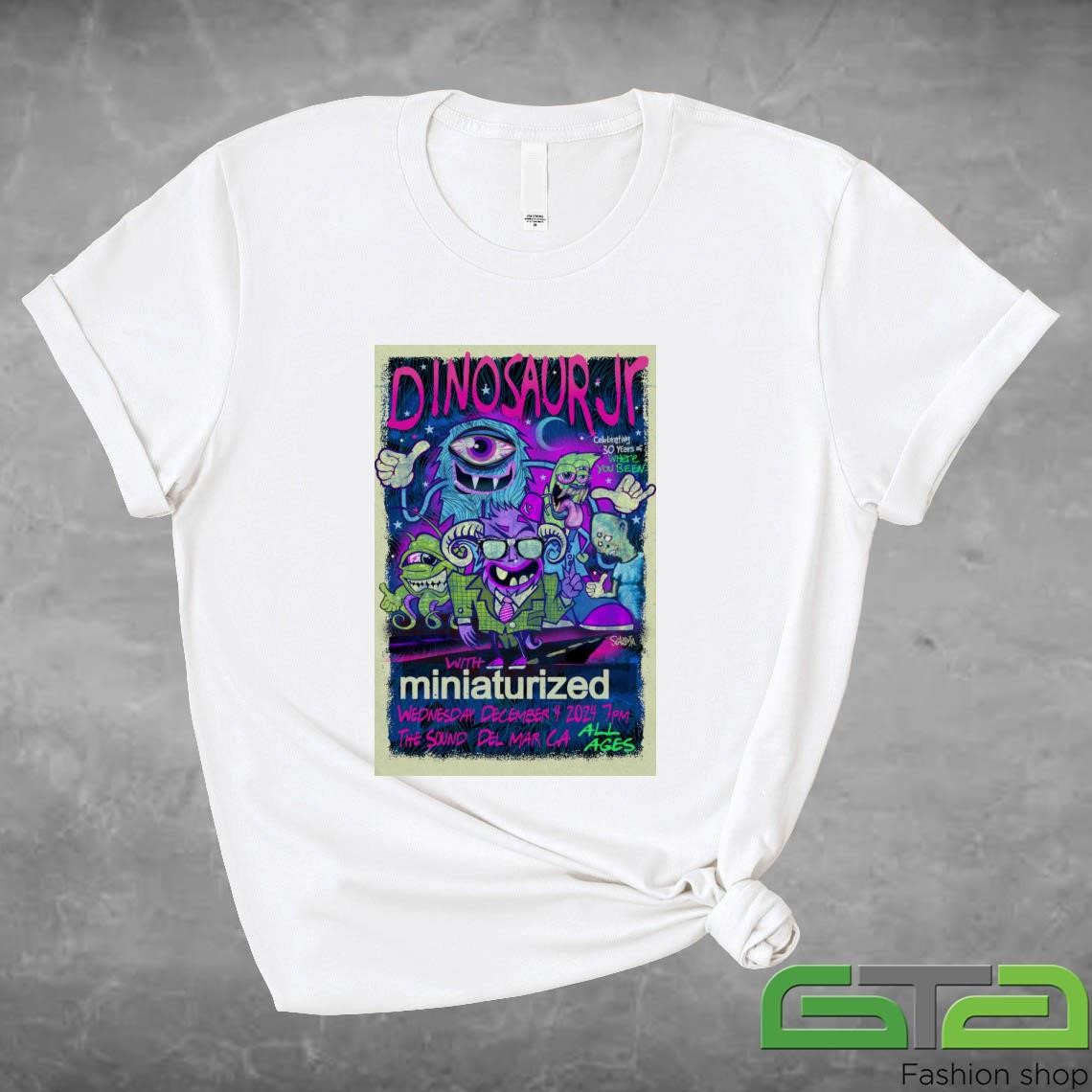 Official Dinosaur Jr. Del Mar, CA The Sound December 4, 2024 Shirt