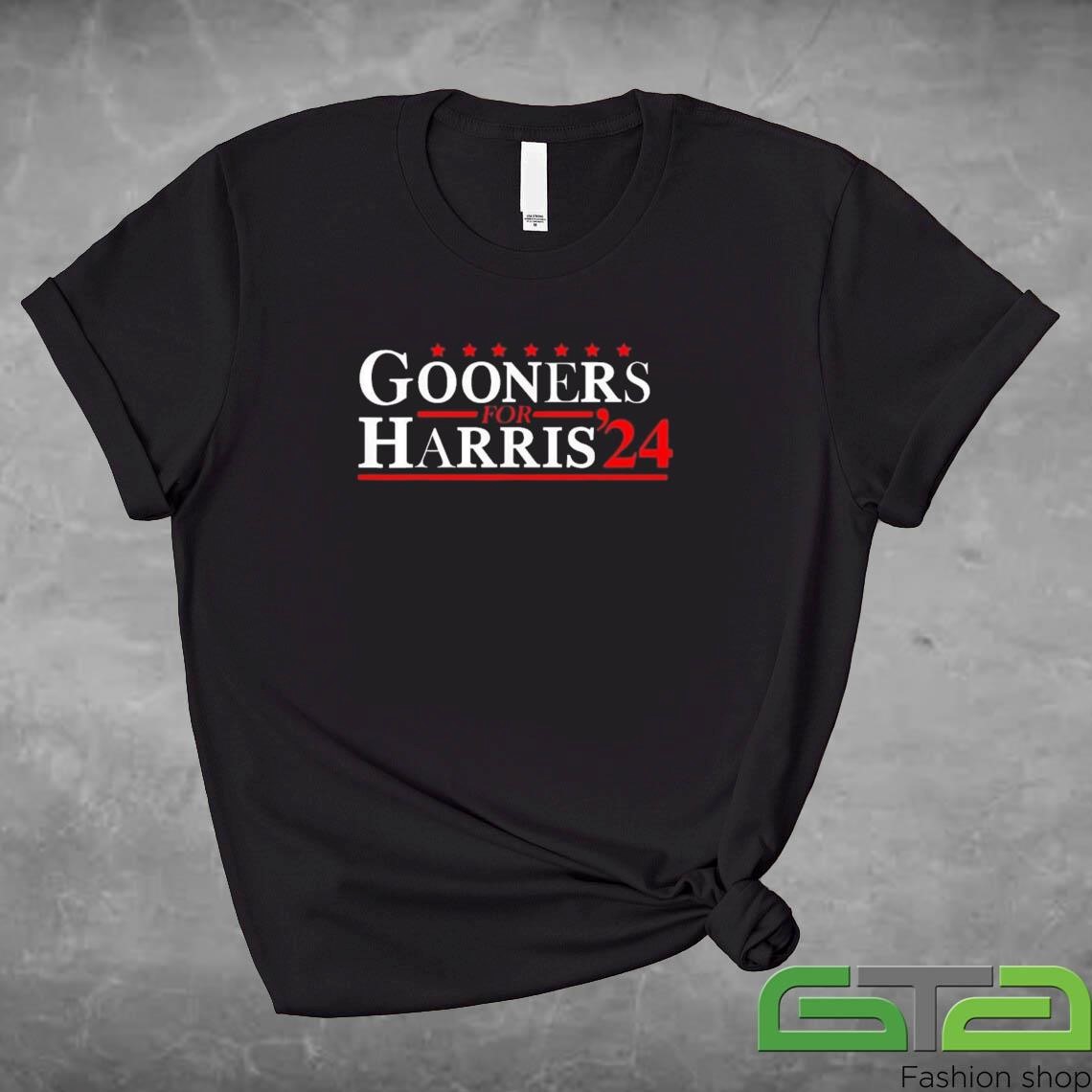 Official Gooners For Harris 24 President Shirt