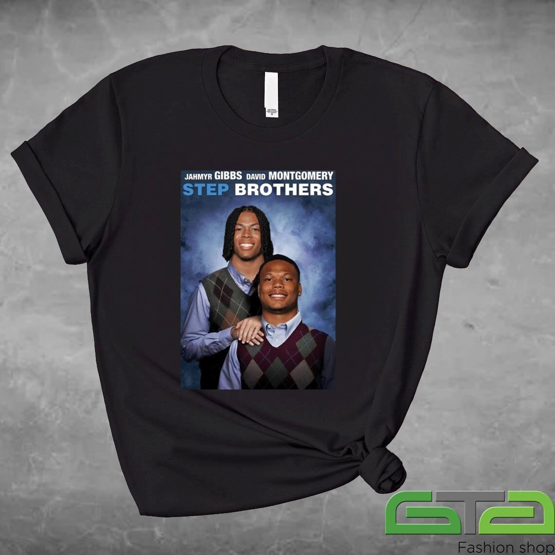 Official Jahmyr Gibbs David Montgomery Step Brothers Shirt