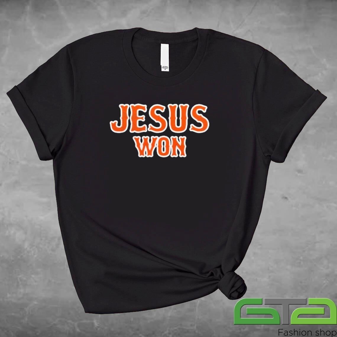 Official Jesus Won X New York Mets 2024 Shirt