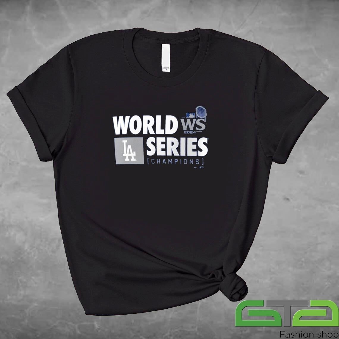 Official Los Angeles Dodgers 2024 World Series Champions Banner Shirt