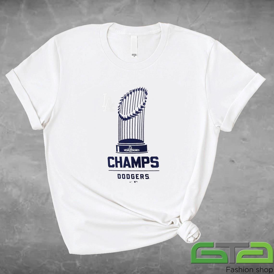 Official Los Angeles Dodgers 2024 World Series Champions Tri-Blend Shirt