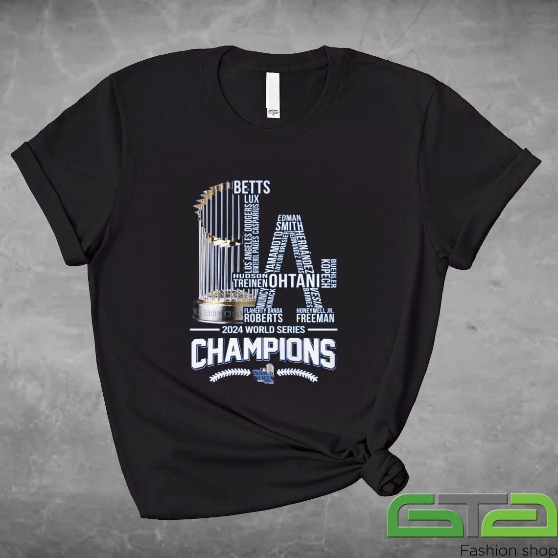 Official Los Angeles Dodgers Best LA 2024 World Series Champs Fan Shirt