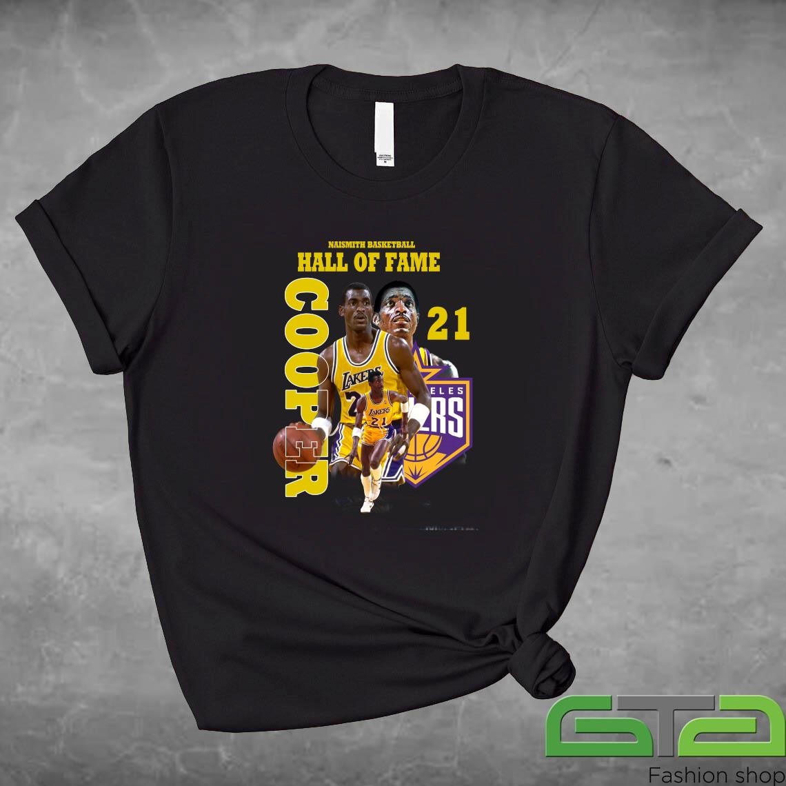 Official Los Angeles Lakers Michael Cooper Naismith Basketball Hall Of Fame Shirt