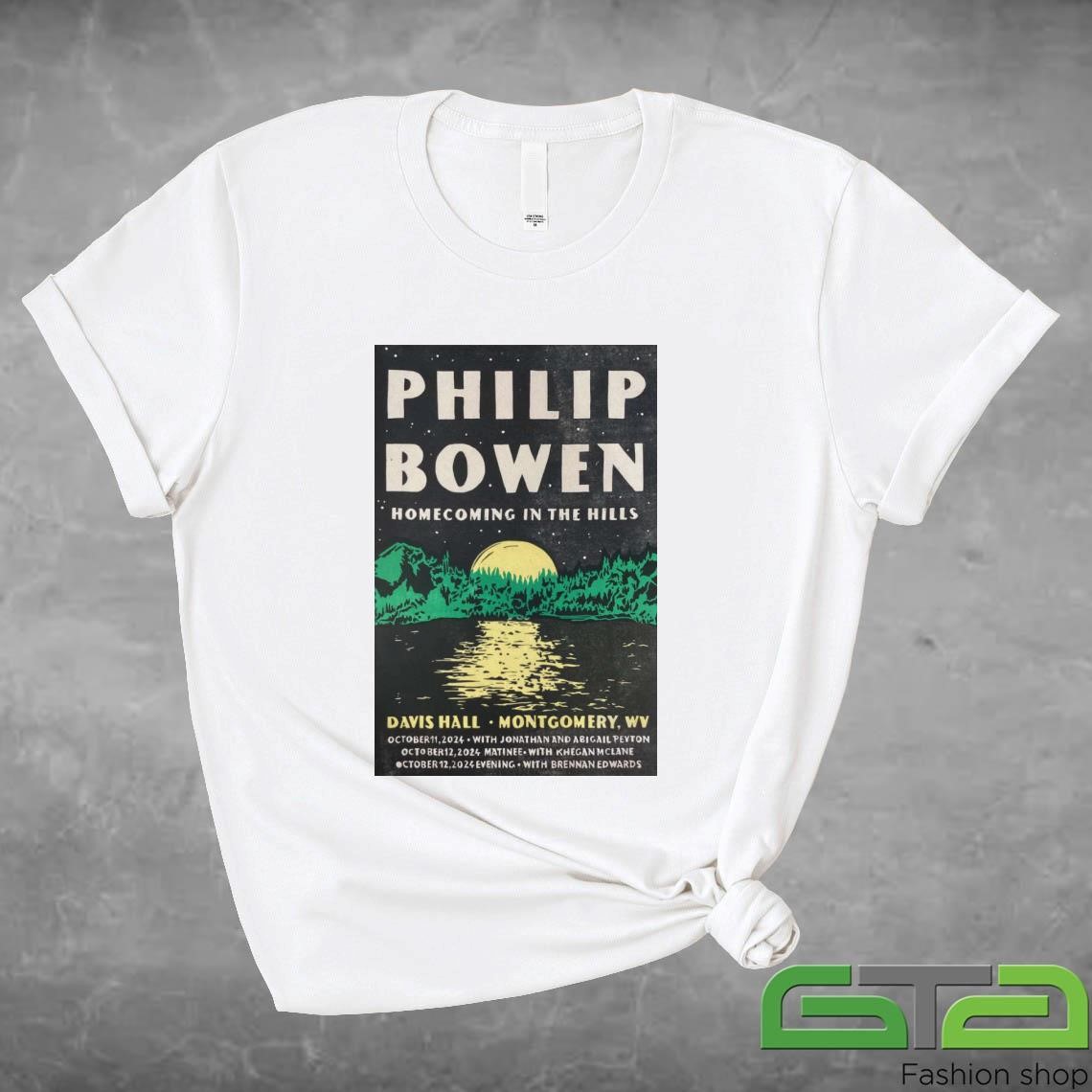 Official Philip Bowen October 11-12, 2024 Davis Hall, Montgomery, WY Shirt