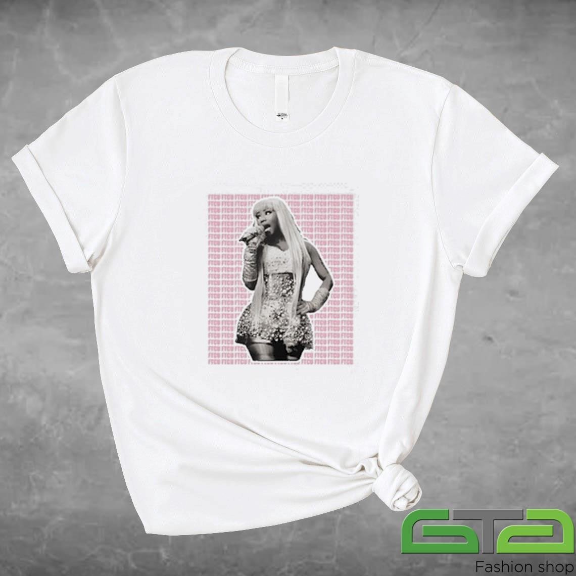 Official Pink Friday 2 World Tour 2024 Cutout Box Shirt