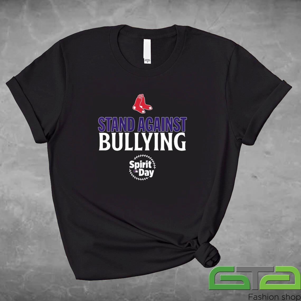 Official Stand Against Bullying Spirit Day Boston Red Sox Shirt