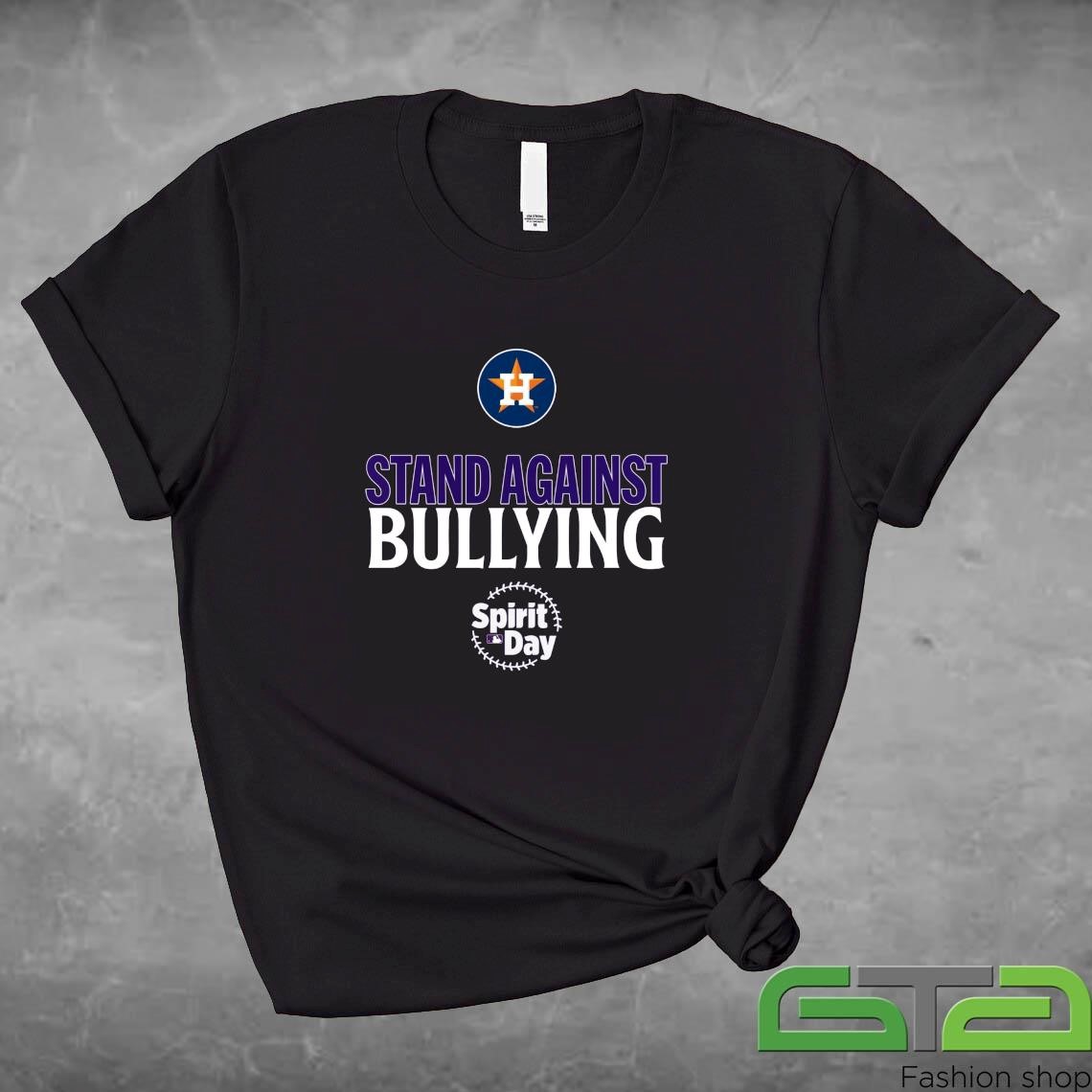 Official Stand Against Bullying Spirit Day Houston Astros Shirt