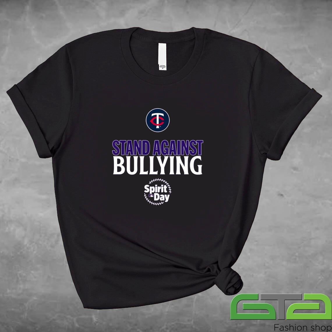 Official Stand Against Bullying Spirit Day Minnesota Twins Shirt