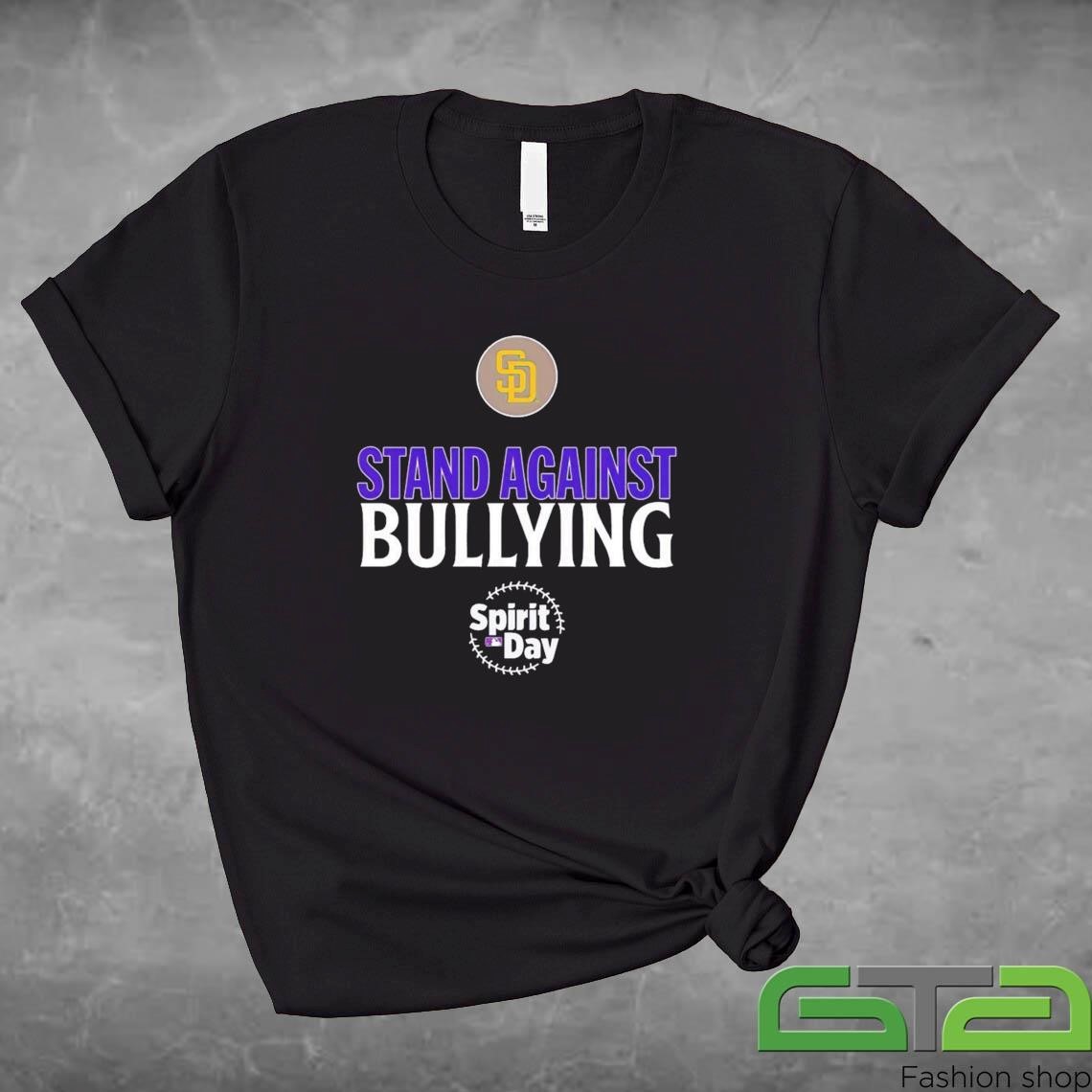 Official Stand Against Bullying Spirit Day San Diego Padres Shirt