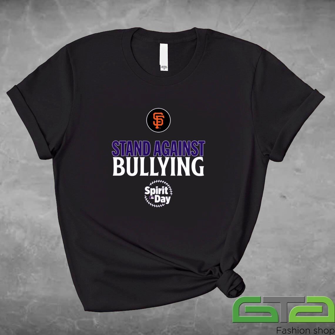 Official Stand Against Bullying Spirit Day San Francisco Giants Shirt