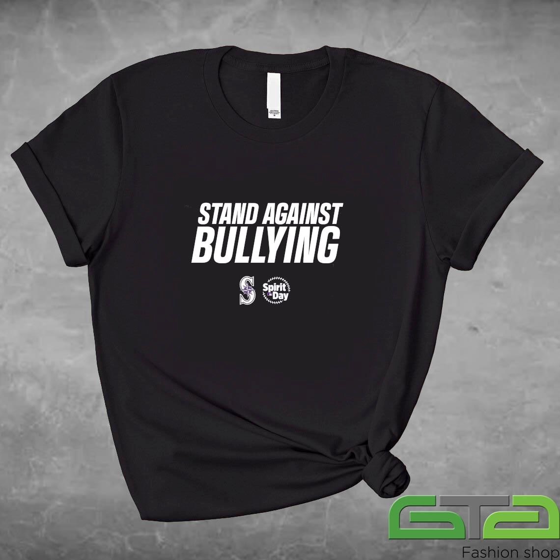 Official Stand Against Bullying Spirit Day Seattle Mariners Shirt