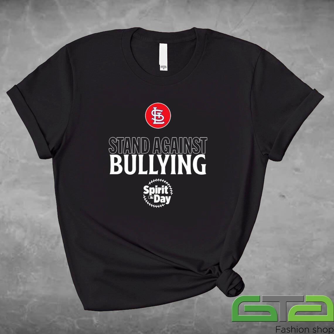 Official Stand Against Bullying Spirit Day St. Louis Cardinals Shirt