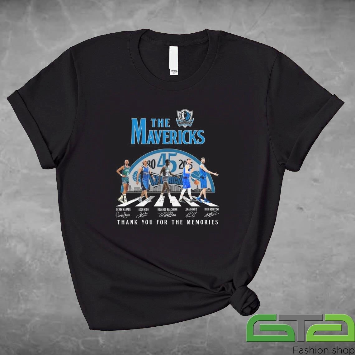 Official The Dallas Mavericks 2024 Thank You For The Memories Walking Signatures Shirt