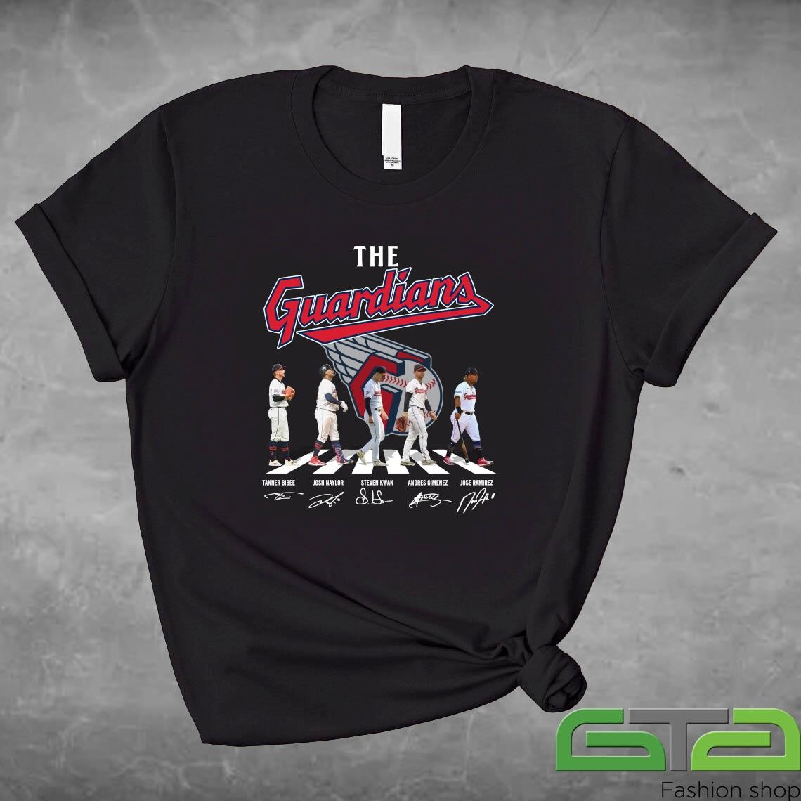 Official The Guardians Team Baseball 2024 Abbey Road Signatures Shirt