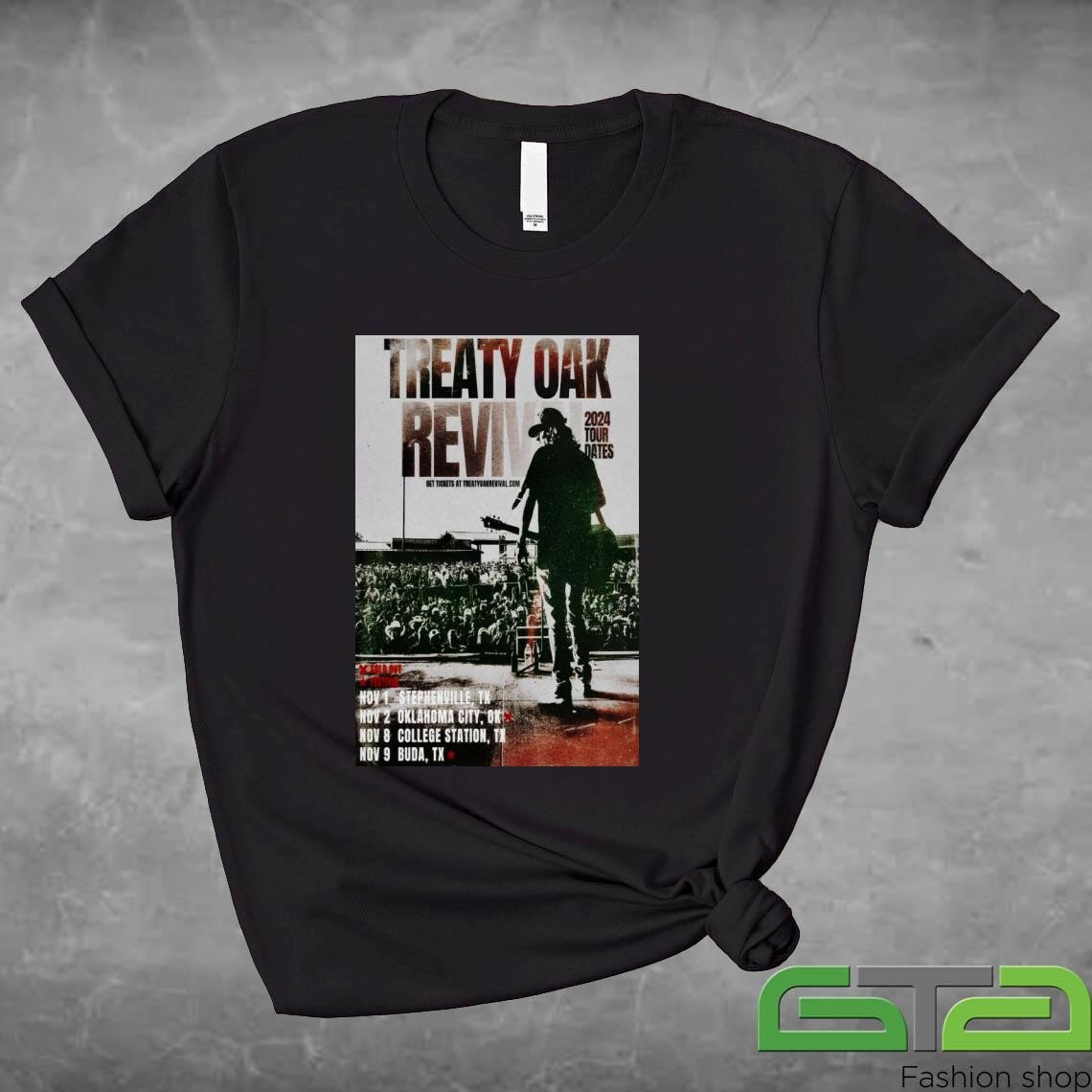 Official Treaty Oak Revival 2024 Tour Dates Shirt