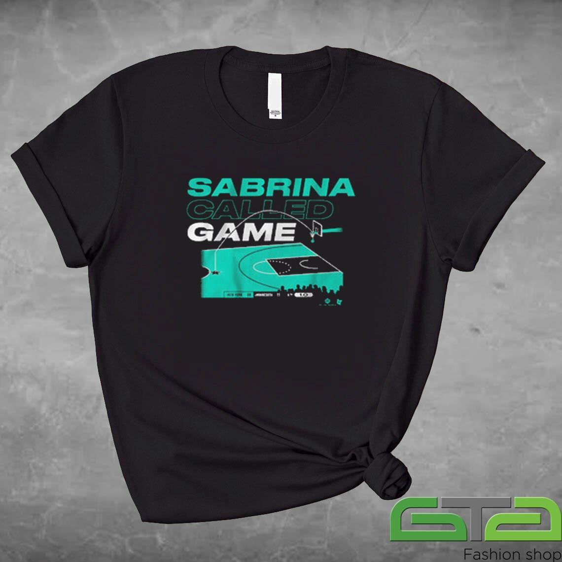 Sabrina Ionescu Called Game From The Logo Shirt