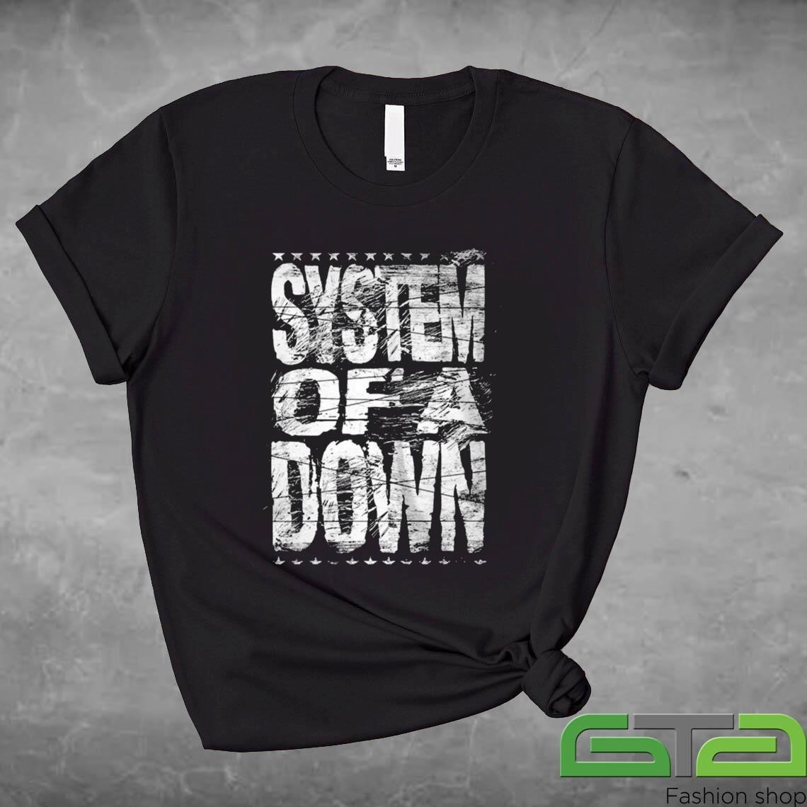 System Of A Down Distressed Logo Shirt