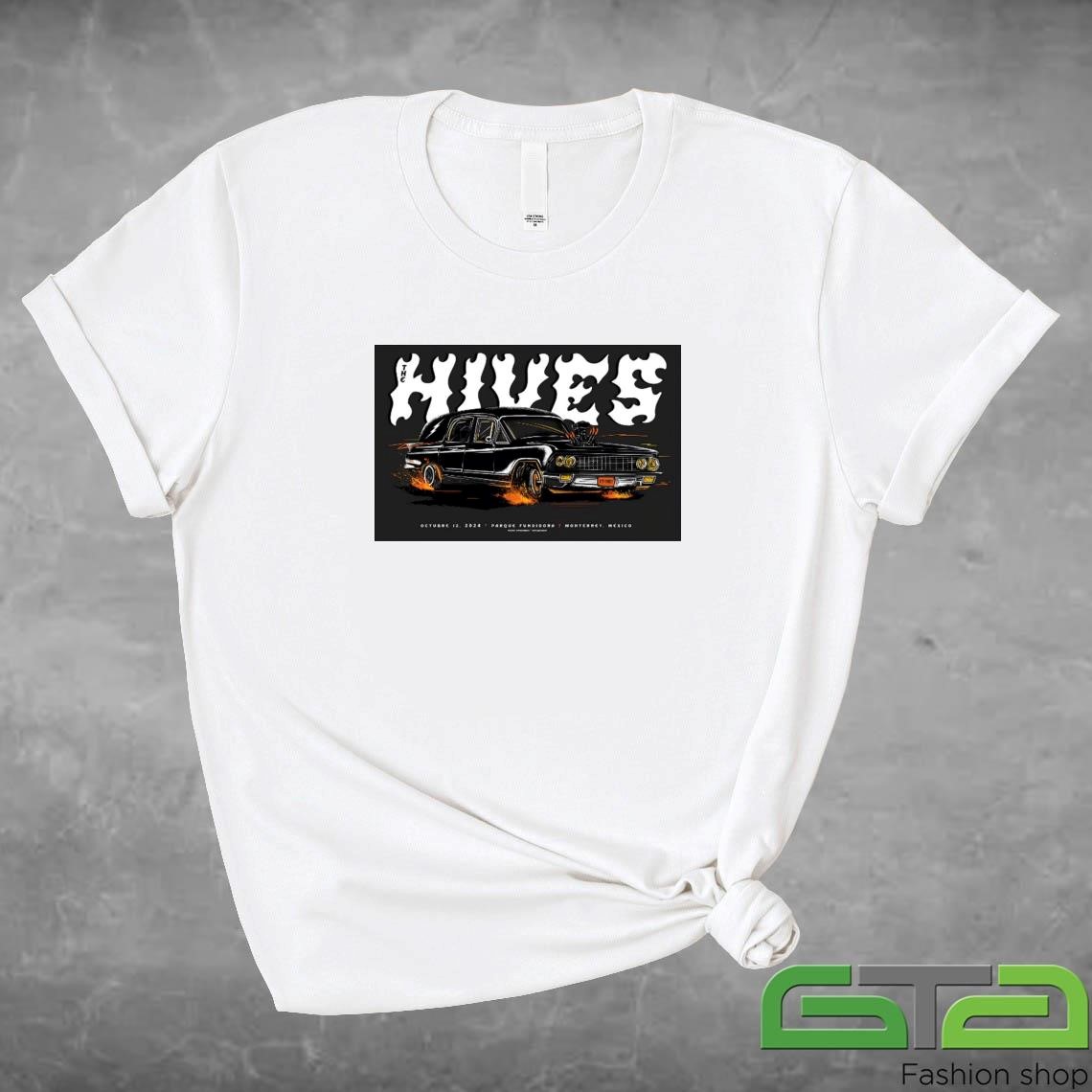 The Hives Parque Fundidora On Oct 12 2024 In Monterrey Mexico Tour Shirt