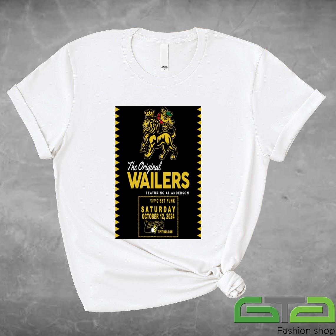 The OG Wailers At Tipitina's On Oct 12 2024 in New Orleans LA Shirt