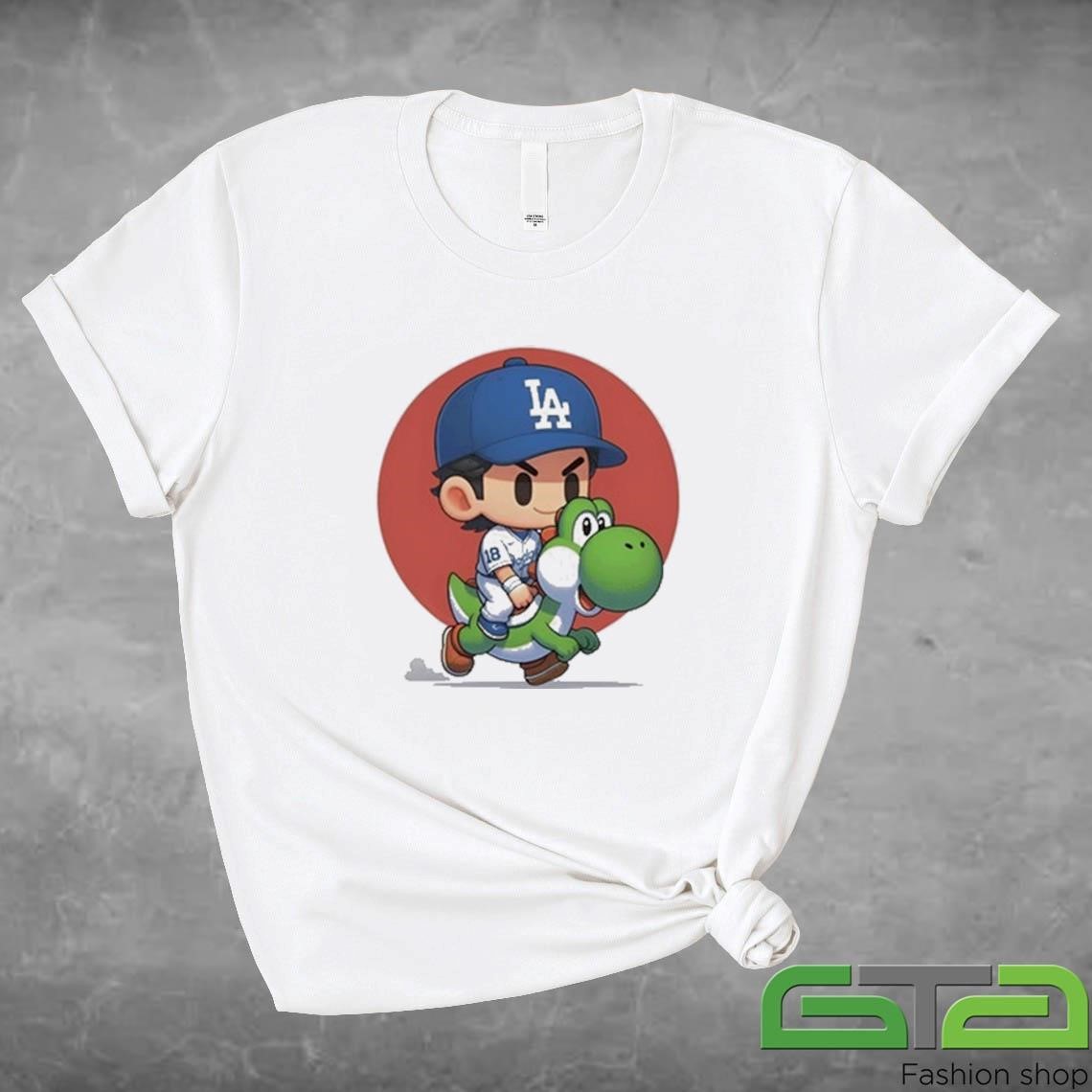 Official Doyers Dave Yoshinobu Yamamoto Yoshi T-shirt