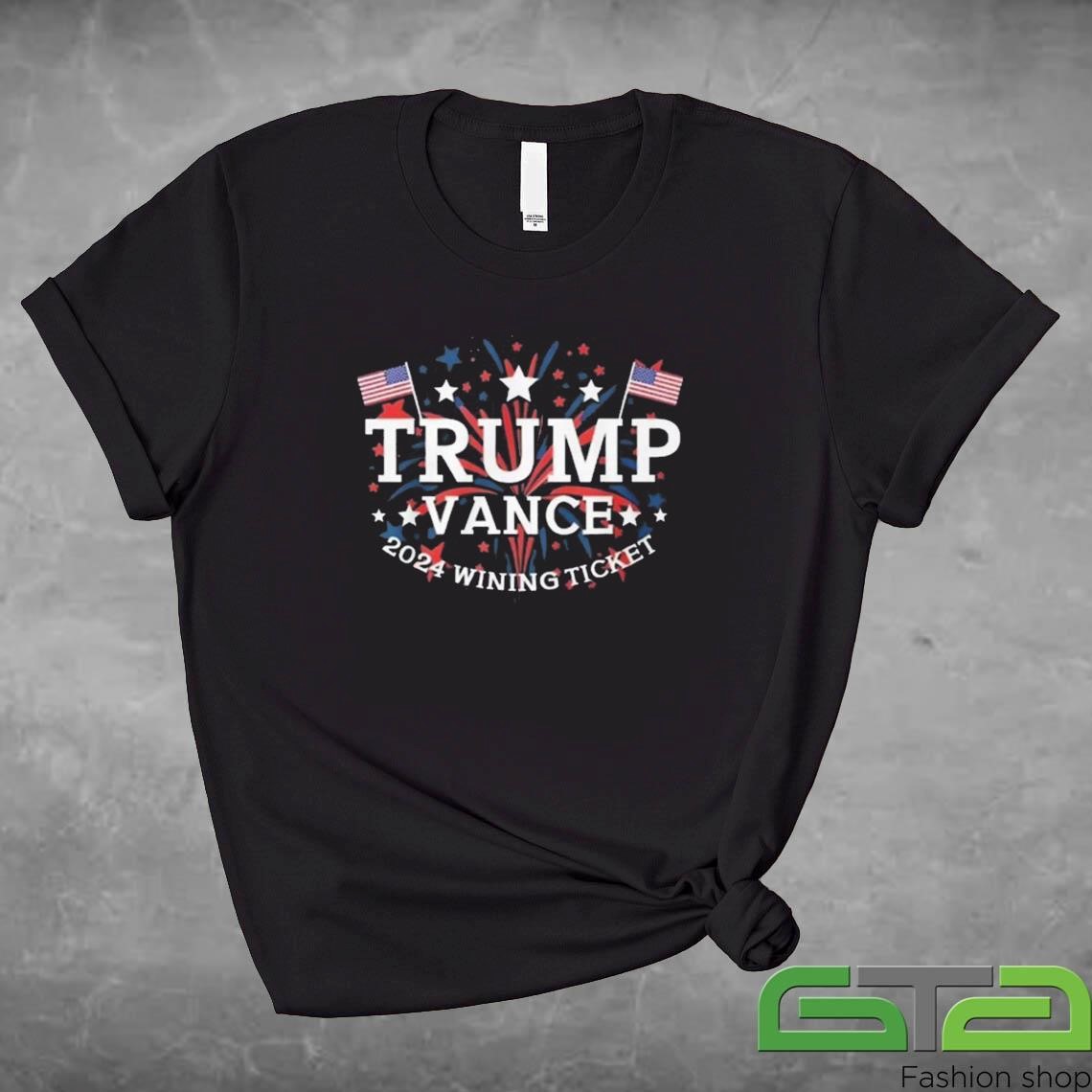 Congratulation Trump Vance 2024 Winning Ticket Shirt