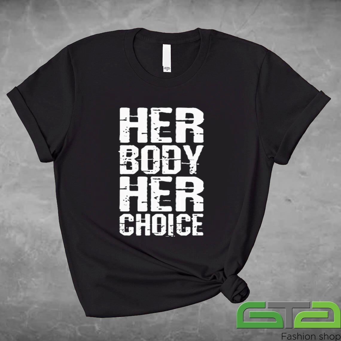 Dave Bautista Wearing Her Body Her Choice Shirt