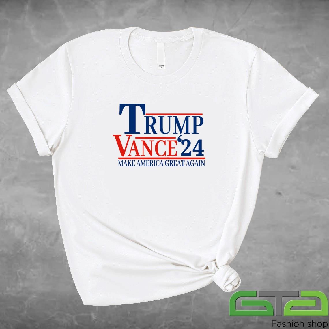 Donald Trump President Trump Vance 24 Make America Great Again Vintage Shirt