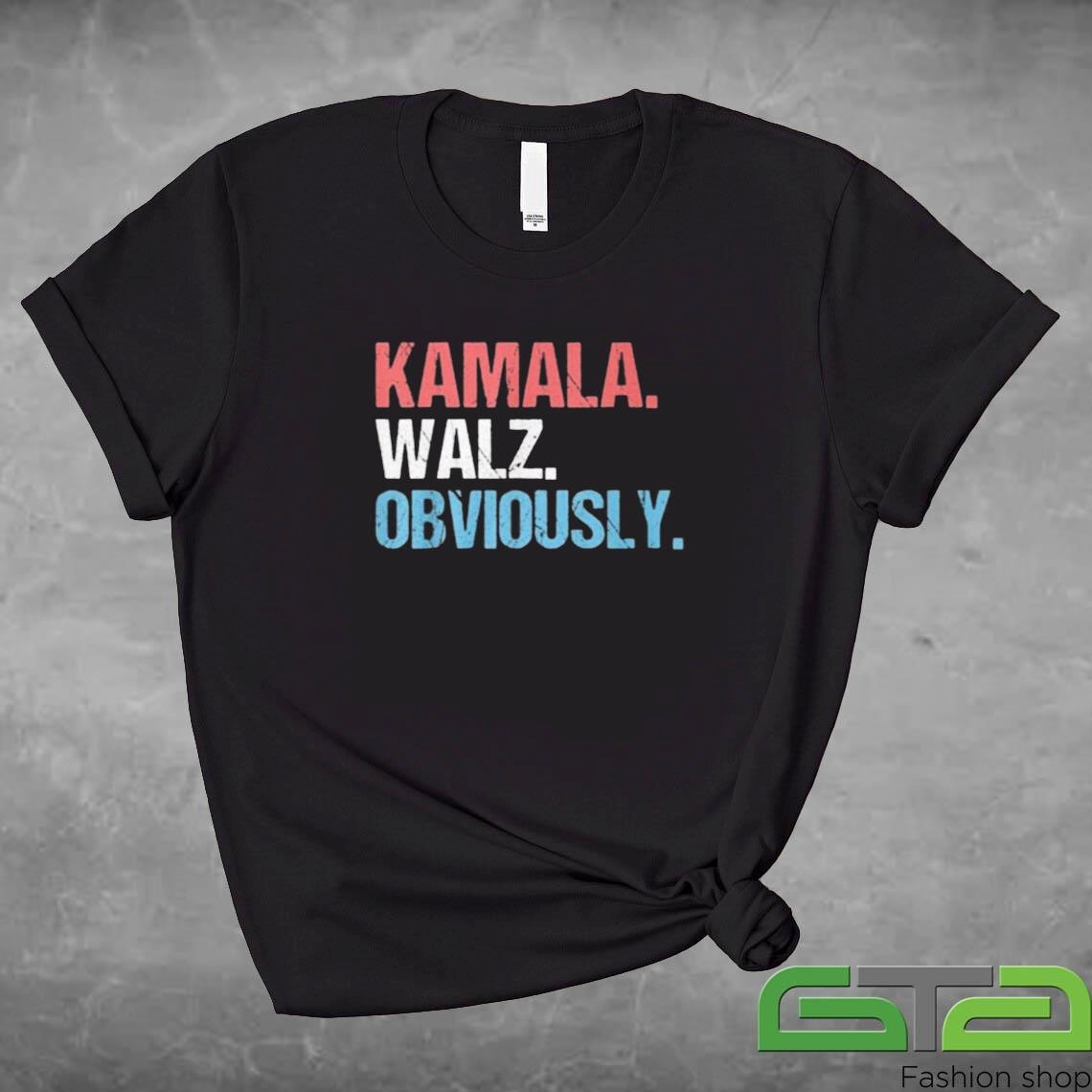 Misha Collins Kamala Walz Obviously Shirt