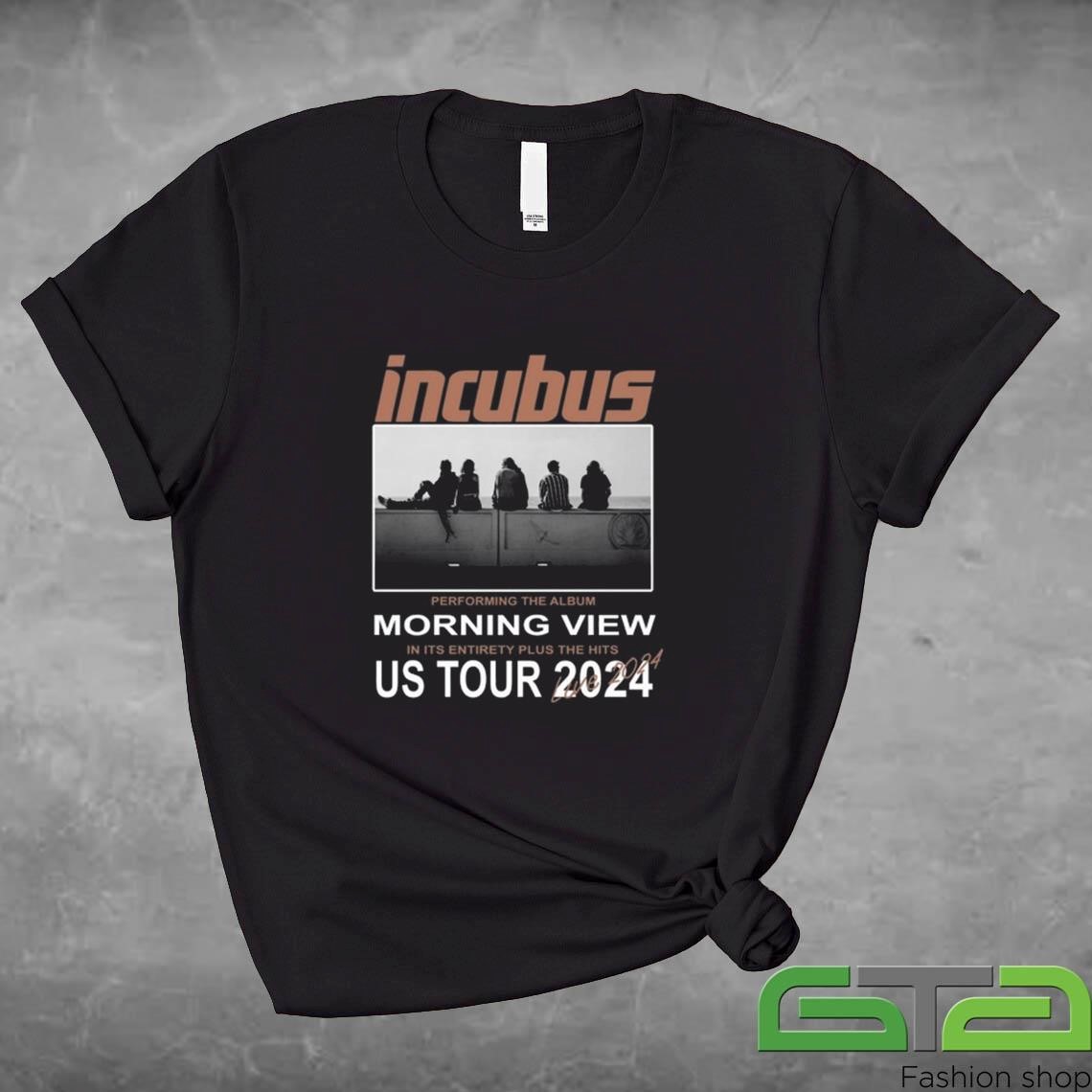 Official 2024 Incubus US Morning View Hits Tour US T-shirt