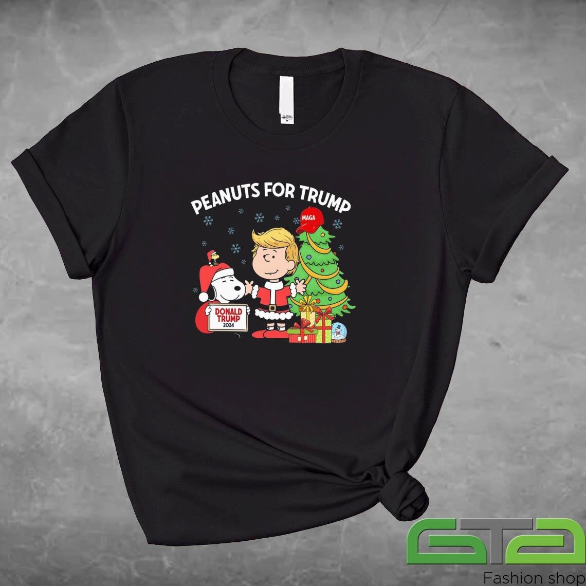 Official A Charlie Brown Christmas Peanuts For Trump Merry Christmas 2024 T-shirt