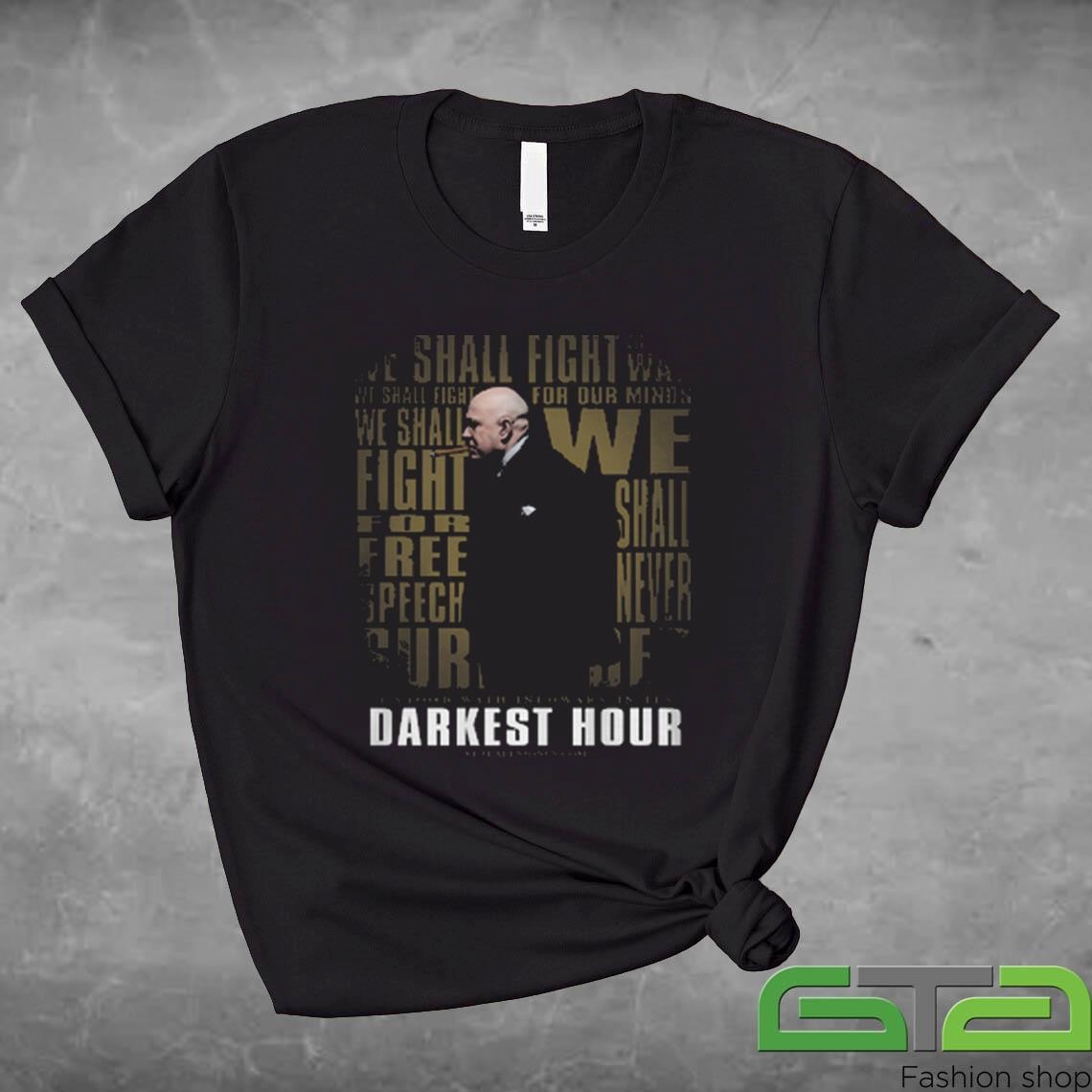 Official Alex Jones Darkest Hour Fundraiser T-shirt